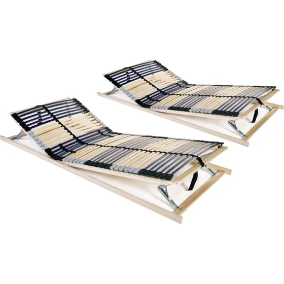 Lamelbunde 2 stk 80x200 cm – 42 lameller, 7 zoner