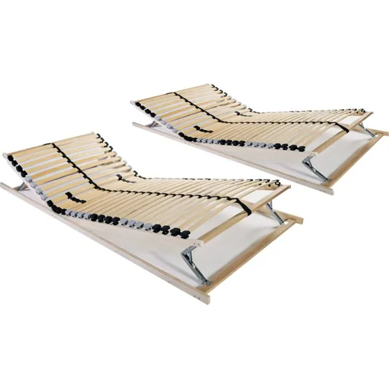 Lamelbund 2 stk 90x200 cm – 28 lameller, 7 zoner