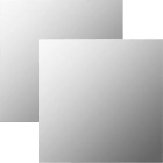 St: 2 firkantede vgspejle 50x50 cm  slebet kant