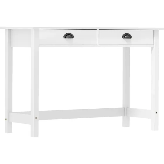 Konsolbord Hill i massivt fyrretræ 110x45x74 cm, 2 skuffer