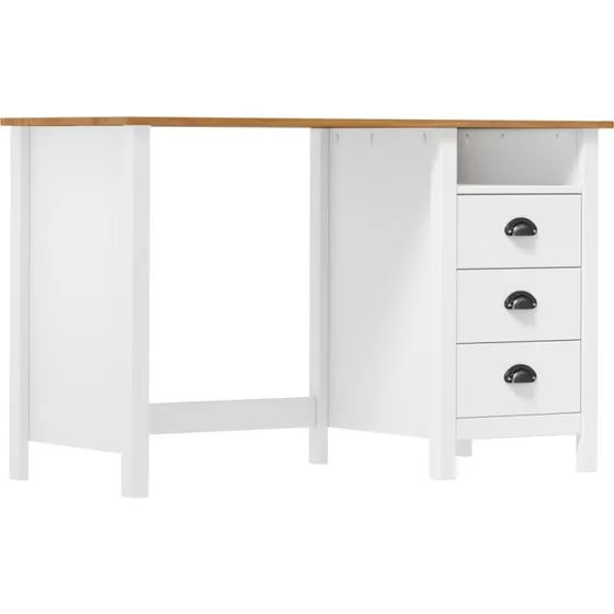 Skrivebord Hill 120x50x74 cm i massivt fyrretr