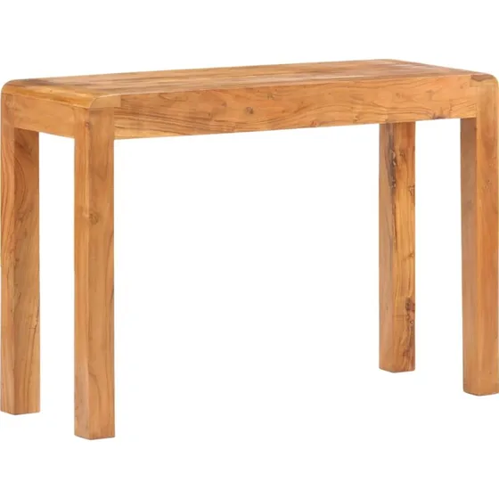 Konsolbord i massivt akacietræ 110x40x76 cm – honningfinish