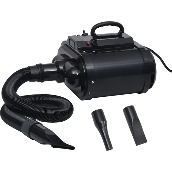 Hundehrtrrer dobbeltmotor  professionel, stjsvag (sort)