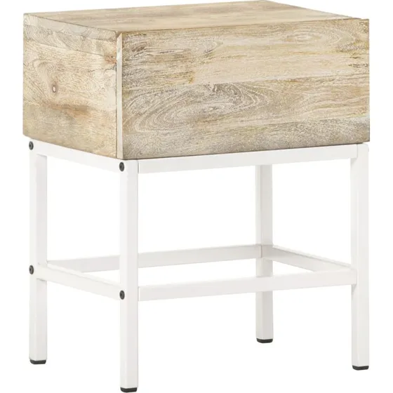 Natbord i massivt mangotræ 40x30x50 cm