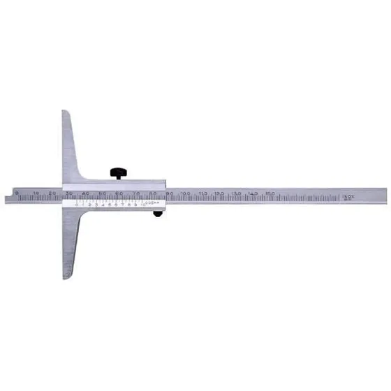 Limit dybdemåler 150 mm, rustfrit stål