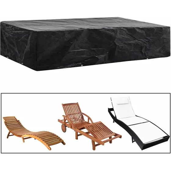 Overtræk til liggestol 218x77x55 cm – 8 snørehuller, PE