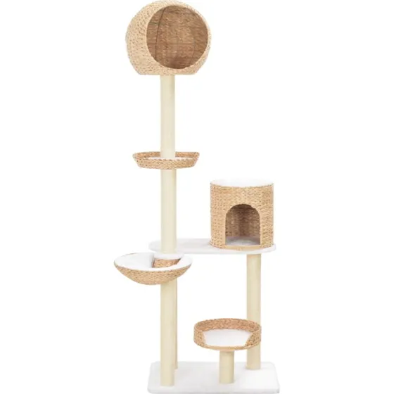 Kompakt kradsetræ til katte i sisal og søgræs