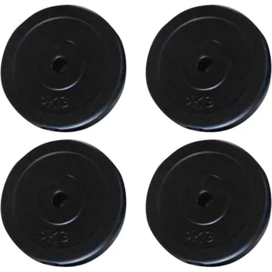 Vgtplader 4x5 kg  20 kg beton med plastbelgning