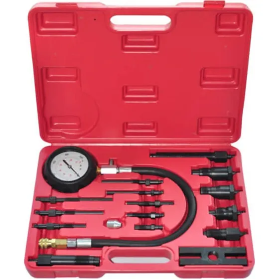 Kompressionstester til dieselmotor 17 dele (070 bar)