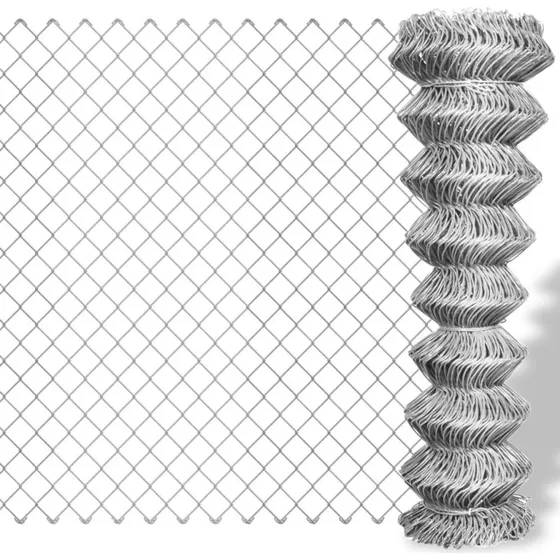 Trdhegn 15x1 m galvaniseret stl 6x6 cm