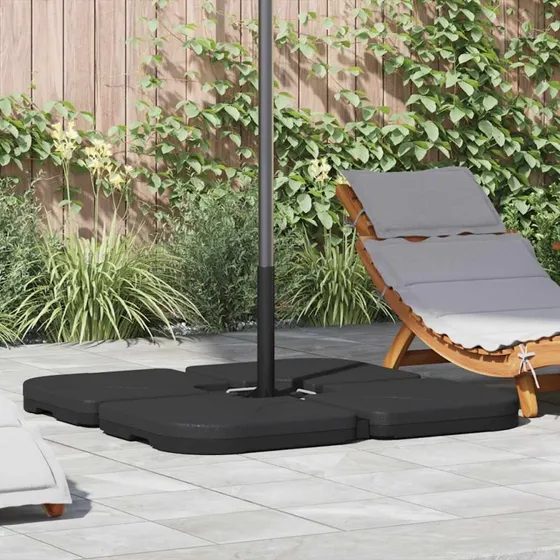 Brbar parasolfod til sand/vand 60 L (4 dele)