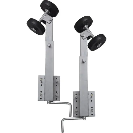 Stvnstttest til bdtrailer 2 stk dobbelthjul 59-84 cm