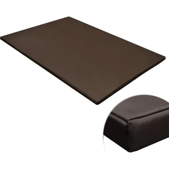 Hundemtte flad rektangulr brun XL  skridsikker og bld