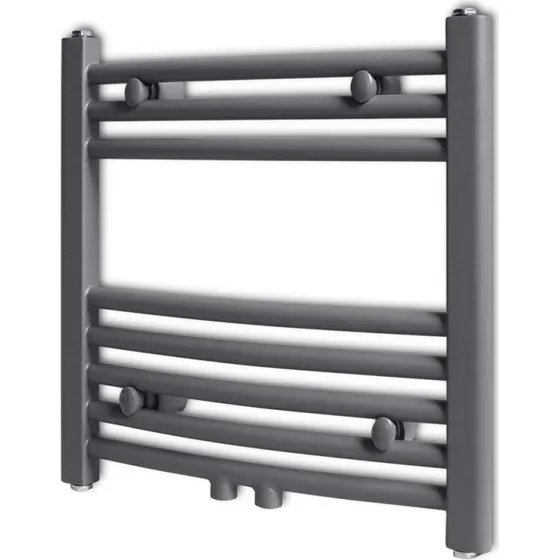 Hndklderadiator 480x480 mm buet gr  centralvarme