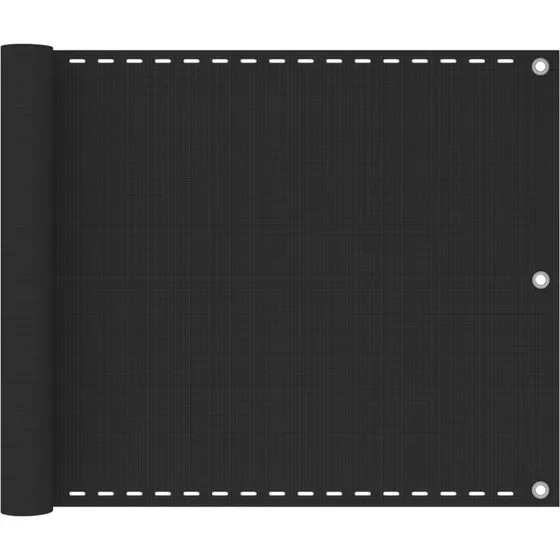 Balkonafskærmning HDPE 75x400 cm antracit