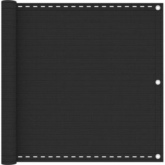 Balkonafskærmning HDPE 90x600 cm - Antracitgrå