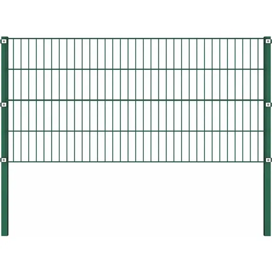 Hegnspanel st i pulverlakeret jern 176,5x80 cm - mosgrn