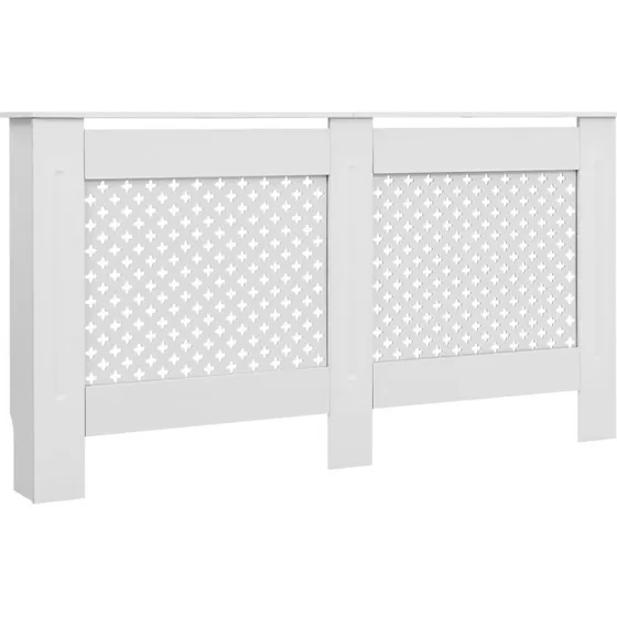 Radiatorskjuler MDF 152x19x81,5 cm  hvid