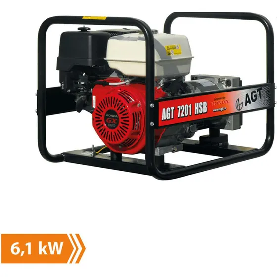 AGT 7201-GX390 benzingenerator 6,1 kW 230V