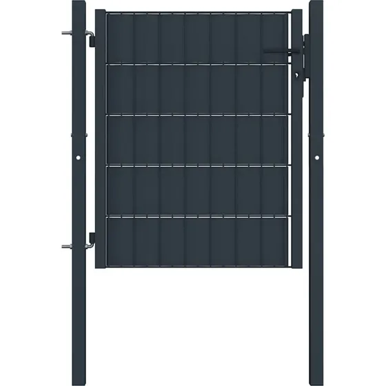 Hegnslge PVC/stl 100x100 cm - Antracitgr