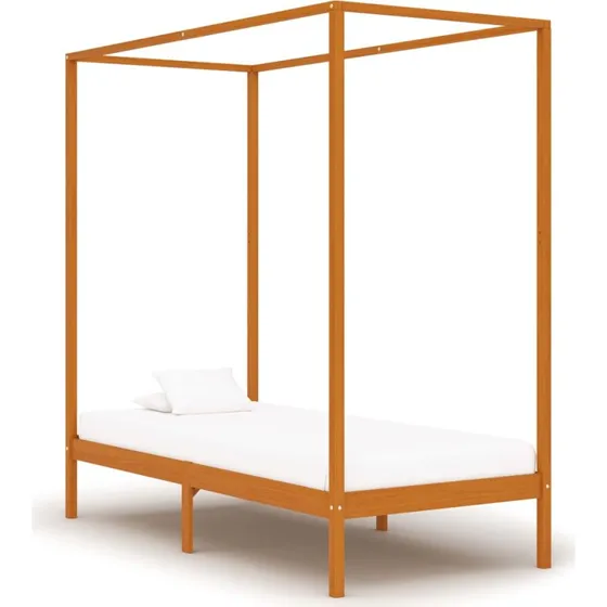 Himmelseng sengestel 90x200 cm i massivt fyrretræ