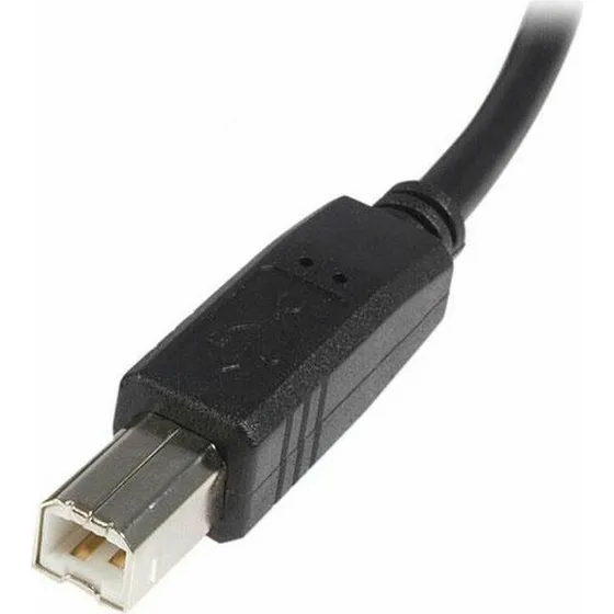 StarTech USB 2.0 A‑til‑B kabel 3 m – sort