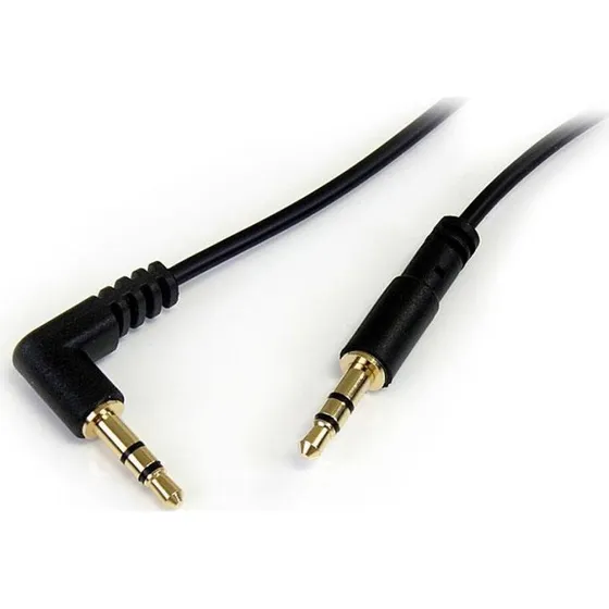 StarTech Slim 3,5 mm Aux-kabel 30 cm (vinkelstik)