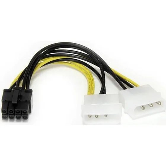 StarTech LP4 (Molex) til 8-pin PCIe strømadapter 15,3 cm