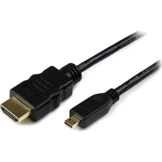 StarTech Micro HDMI til HDMI kabel 2 m, sort