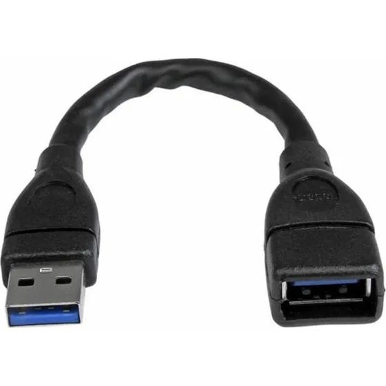 StarTech USB 3.0 A-A forlænger 15 cm (5Gbps) - sort