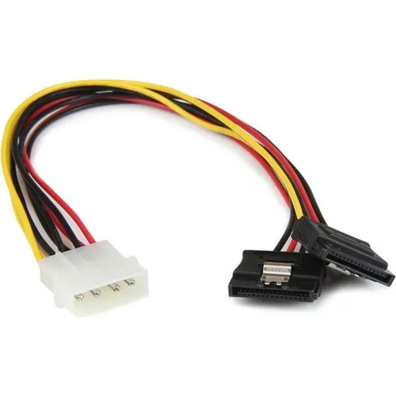 StarTech LP4 (Molex) til 2x Latching SATA Strøm Y-kabel 30 cm
