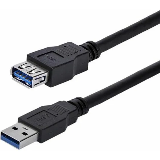 StarTech USB 3.0 forlængerkabel A-han til A-hun 1 m, sort