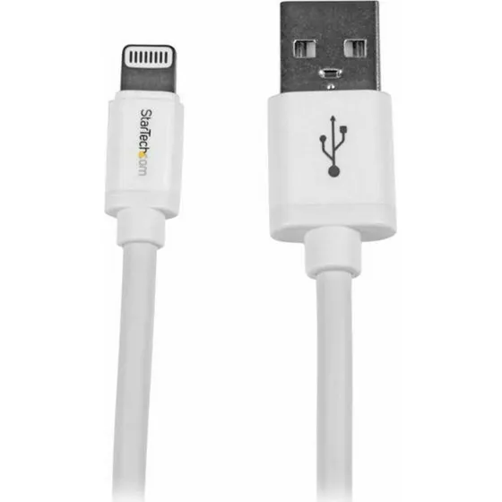 StarTech 2m Lightning til USB opladningskabel (hvid)