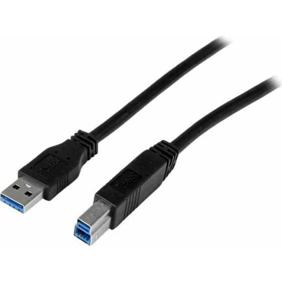 StarTech USB 3.0 A til B kabel 2 m (sort)