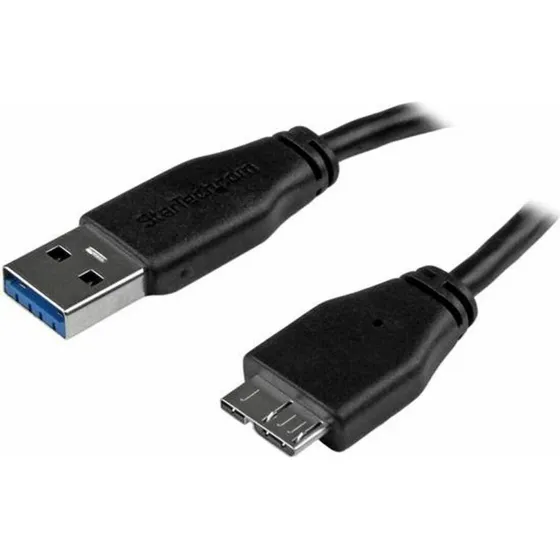 StarTech USB 3.0 A til Micro-B kabel 15 cm  sort
