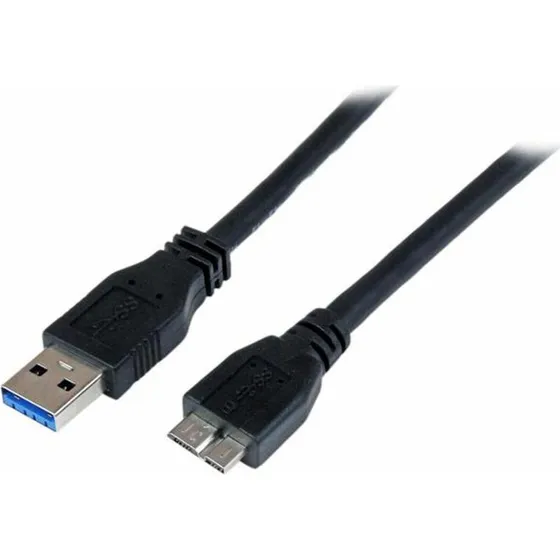 StarTech USB-A til Micro-B SuperSpeed 1 m - Sort