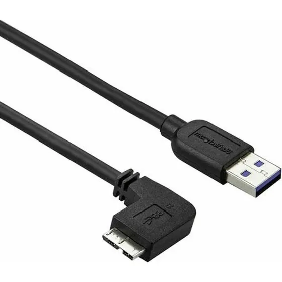 StarTech 2 m Slim vinklet Micro USB 3.0-kabel (venstre)