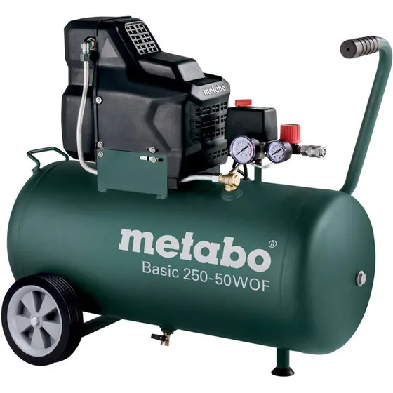 Metabo Basic 250-50 W OF oliefri kompressor 8 bar 1,5 kW