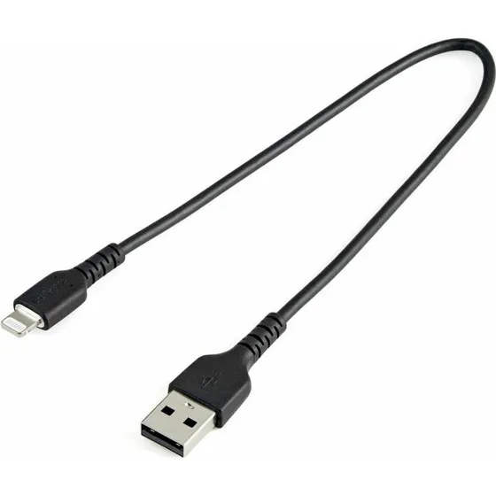 StarTech 30 cm USB-A til Lightning kabel, aramid, MFi (sort)