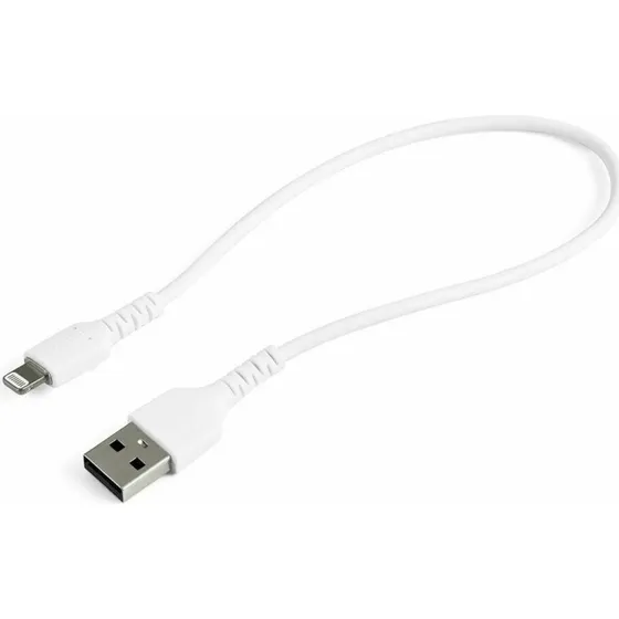 StarTech 30 cm USB-A til Lightning kabel – robust, hvid