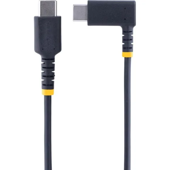 StarTech 15 cm USB-C kabel, 60W PD, hjrevinklet, aramid