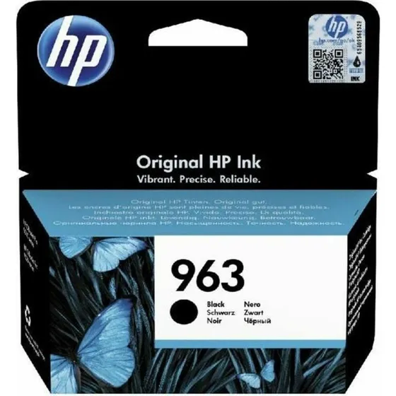 HP 963 Original blkpatron - Sort (3JA26AE, 24.09 ml)
