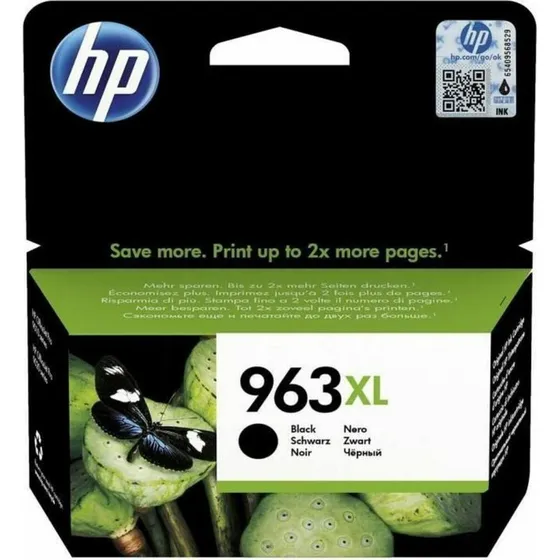 HP 963XL sort blkpatron (3JA30AE) 47,9 ml - hj kapacitet