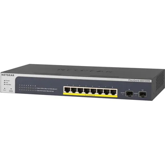 Netgear GS510TPP 8port Gigabit PoE+ Smart Switch (190W)