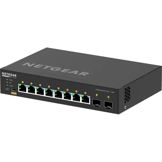 NETGEAR M4250/GSM4210PX 8x1G PoE+ 220W + 2x10G SFP+