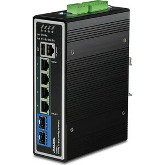 TRENDnet TI-BG62i Industriel 6-port Gigabit PoE++ Switch