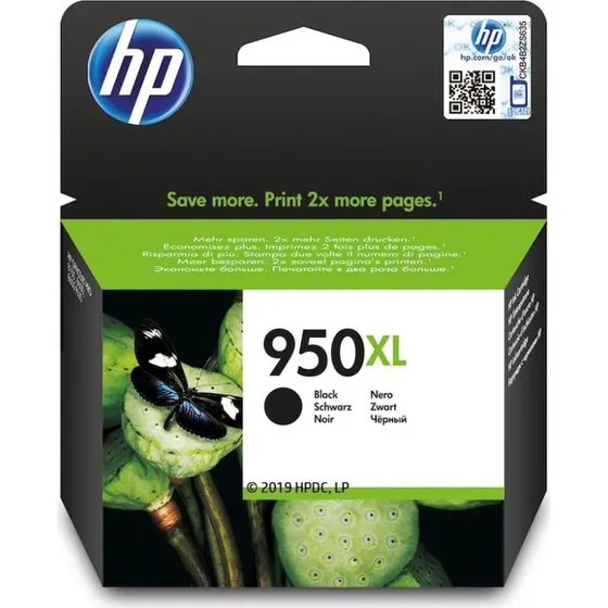HP 950XL Sort original blkpatron 2300 sider (53 ml)