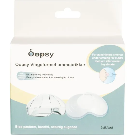 Oopsy Vingeformet ammebrikker M 2 stk.