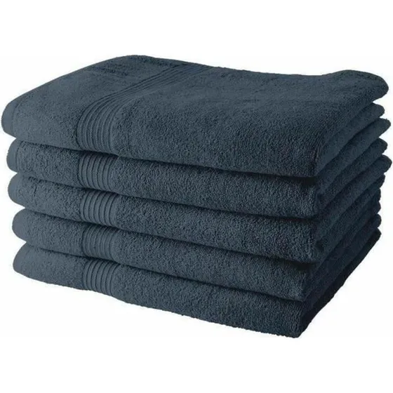 Håndklædesæt TODAY Antracit 5 dele 70x130 cm