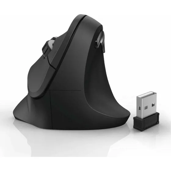 Hama Vertical Ergonomisk trdls mus, hjre, sort